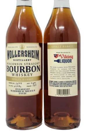 Wollersheim Wisconsin Straight Bourbon Shiskey