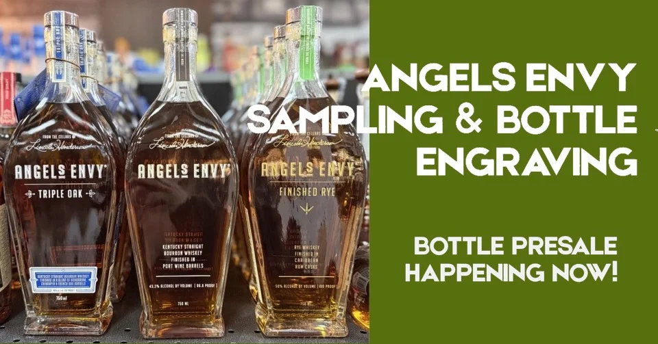 Angels Envy Sampling & Engraving