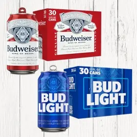 Bud & Bud Light 30s