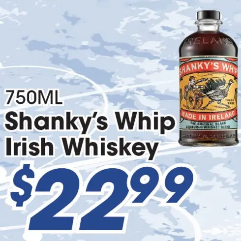 Shanky's Whip Irish Whiskey