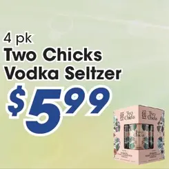 Two Chicks Vodka Seltzer