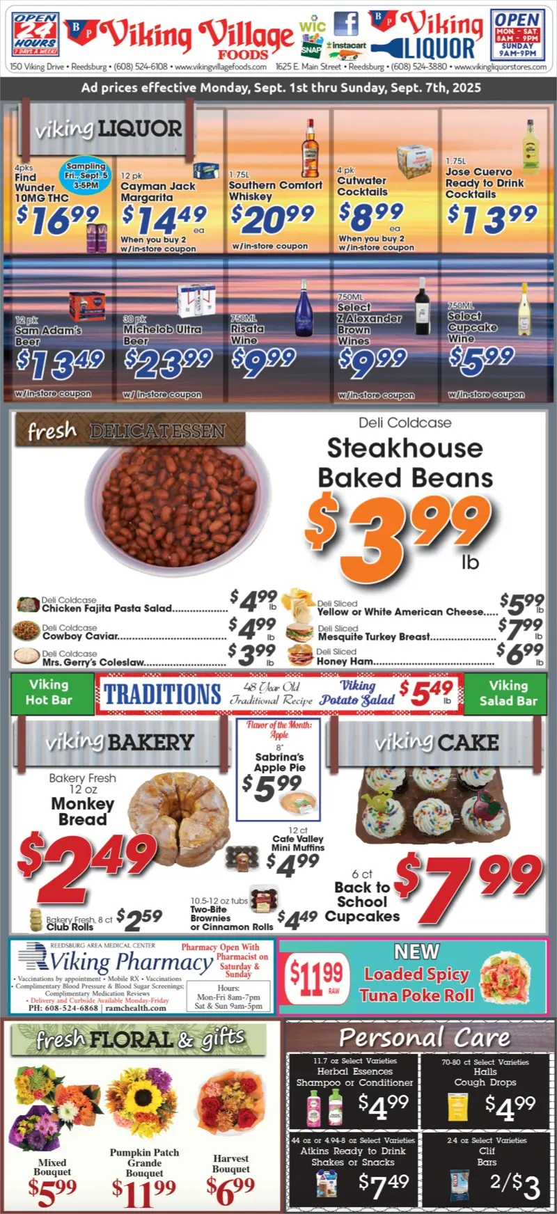 Weekly Liquor Ad 9-1