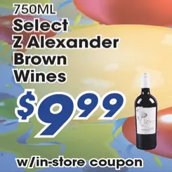 Z Alexander Brown Wine Z Alexander Brown Wine