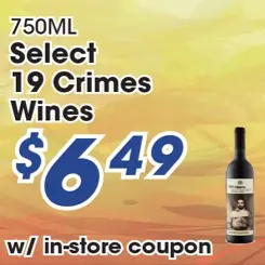 19 Crimes Wine 19 Crimes Wine