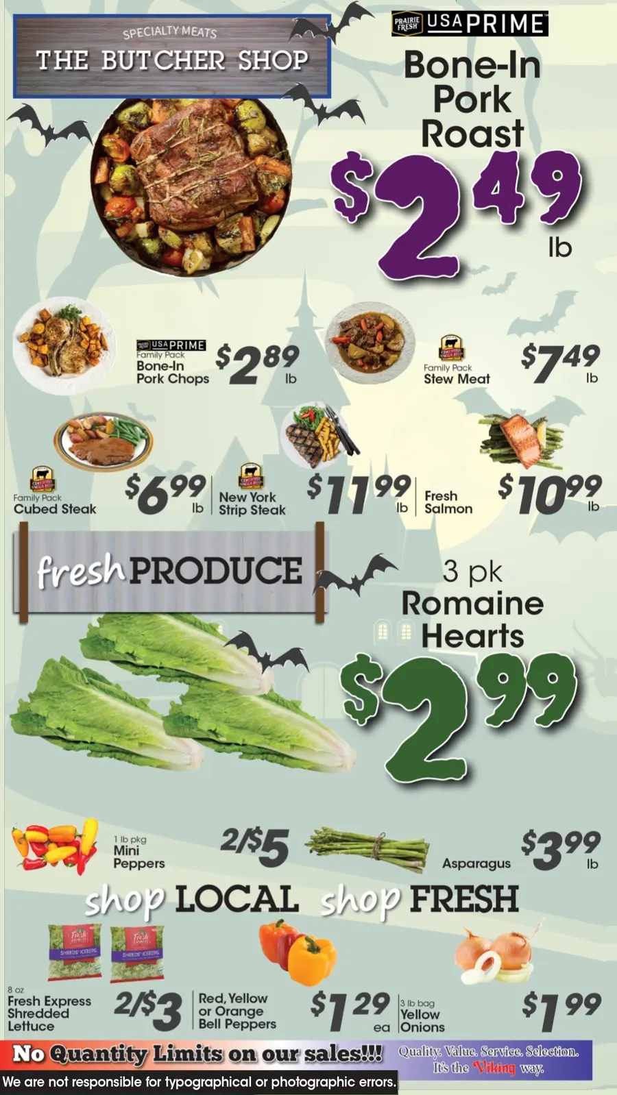 Weekly Meat & Produce 10-27