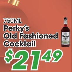 Perky’s Old Fashioned Cocktail Perky's Old Fashioned Cocktail