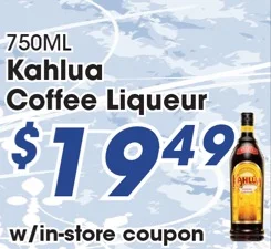 Kahlua Coffee Liqueur Kahlua Coffee Liqueur