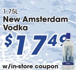 New Amsterdam Vodka New Amsterdam Vodka