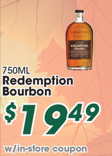 Redemption Bourbon Halloween Wines