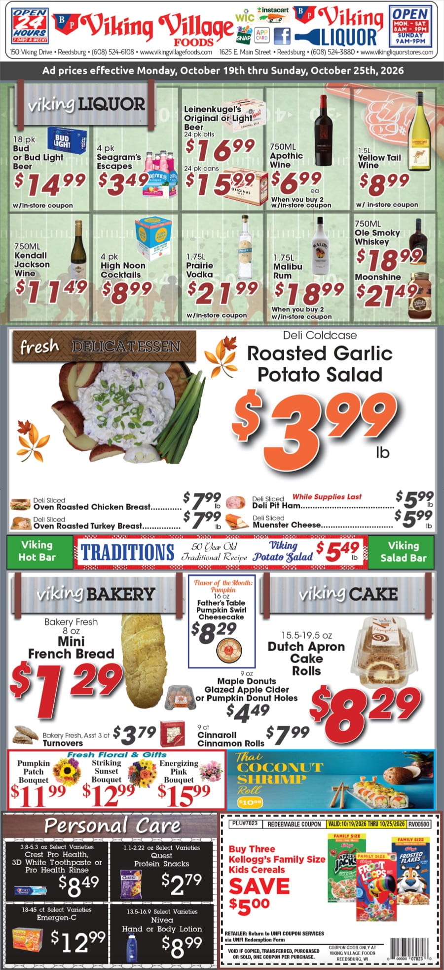Weekly Liquor Ad